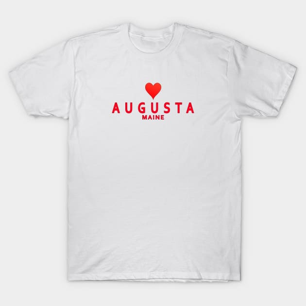 Augusta Maine T-Shirt by SeattleDesignCompany